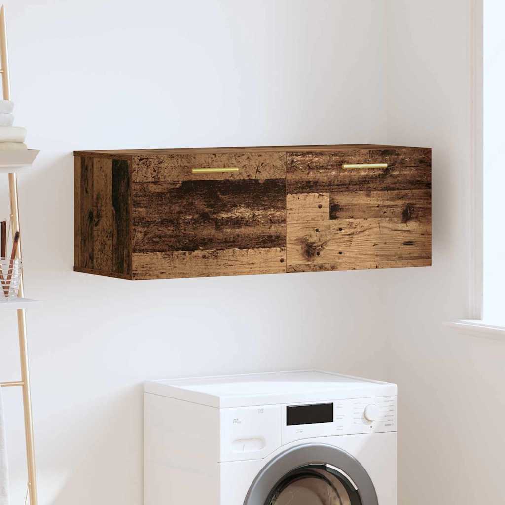 Meuble mural Bois ancien 100 x 36.5 x 35 cm Bois d'ingénierie - XIOS