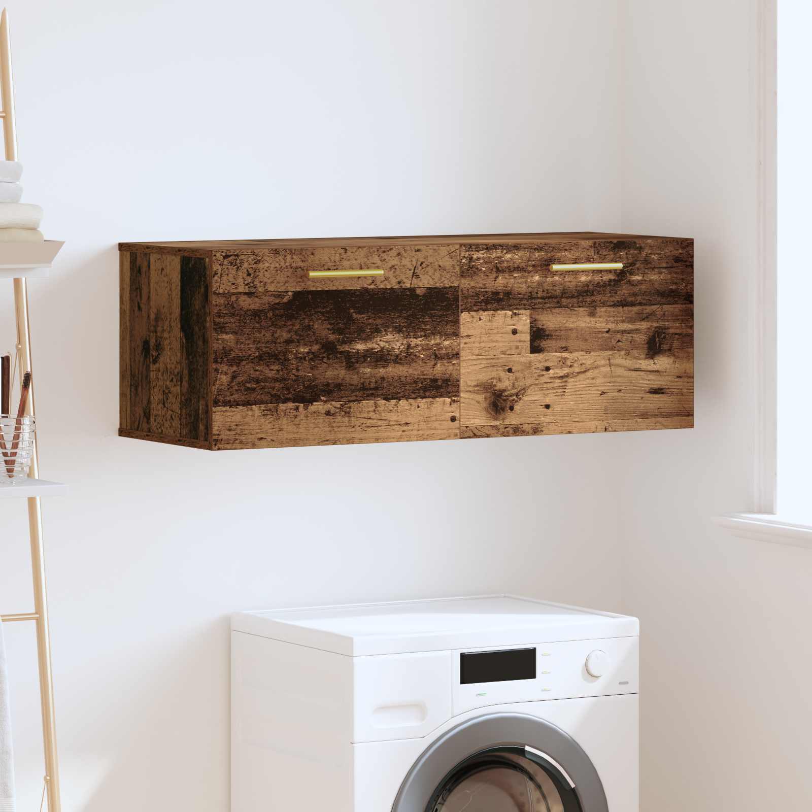 Meuble mural Bois ancien 100 x 36.5 x 35 cm Bois d'ingénierie - XIOS