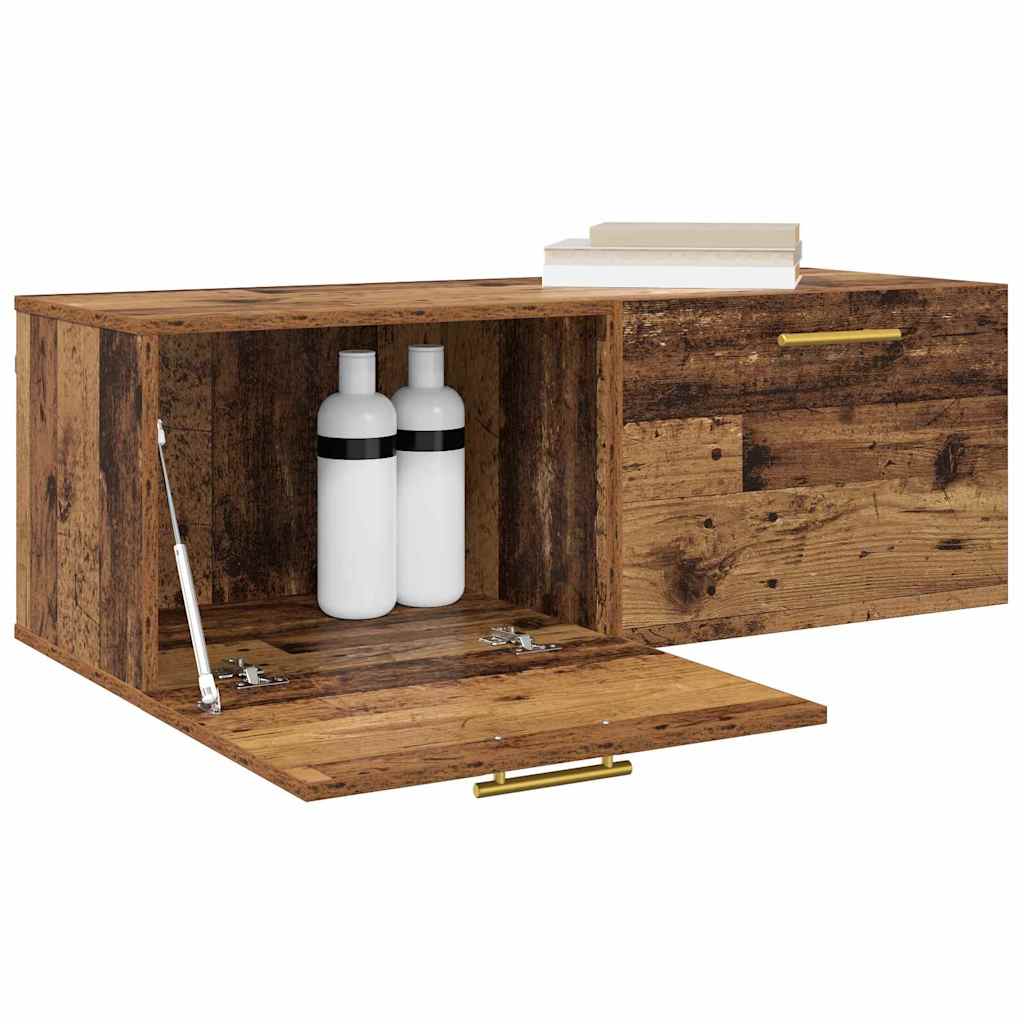 Meuble mural Bois ancien 100 x 36.5 x 35 cm Bois d'ingénierie - XIOS