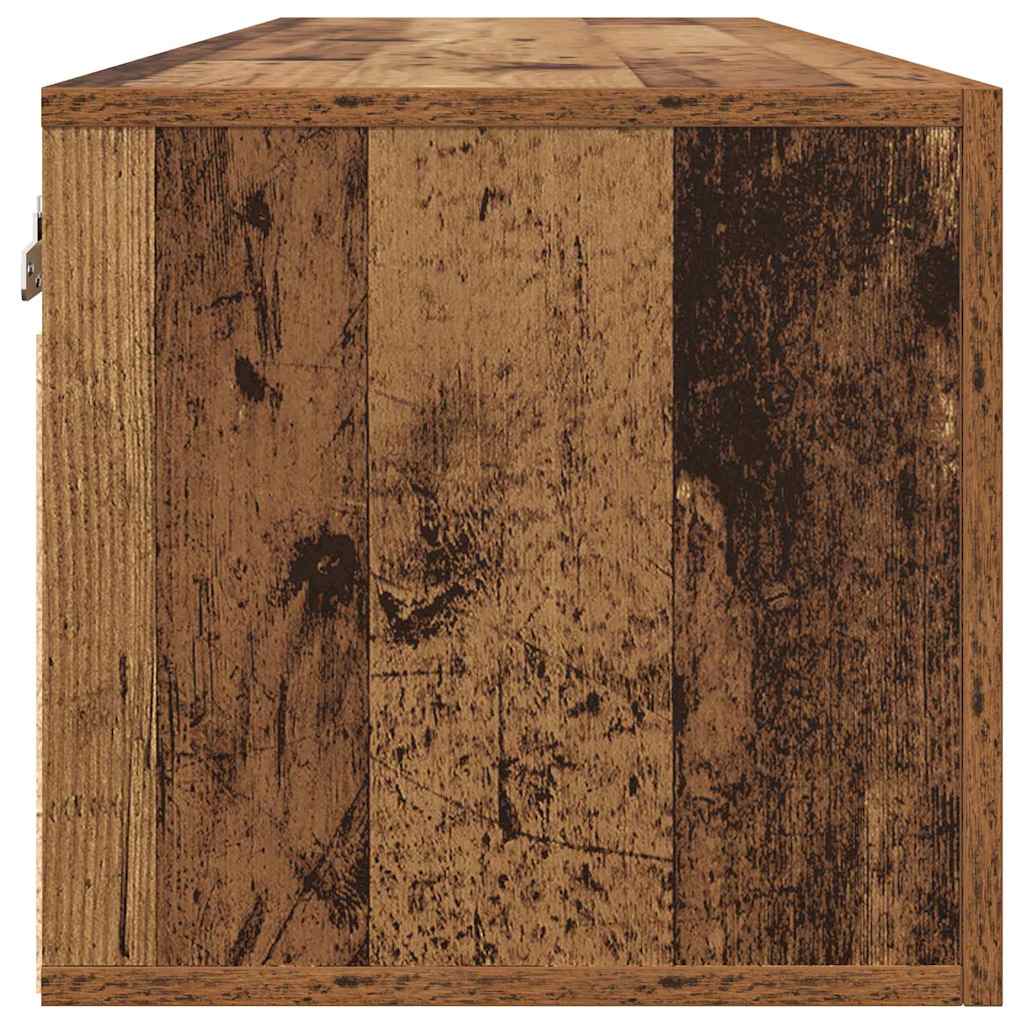 Meuble mural Bois ancien 100 x 36.5 x 35 cm Bois d'ingénierie - XIOS