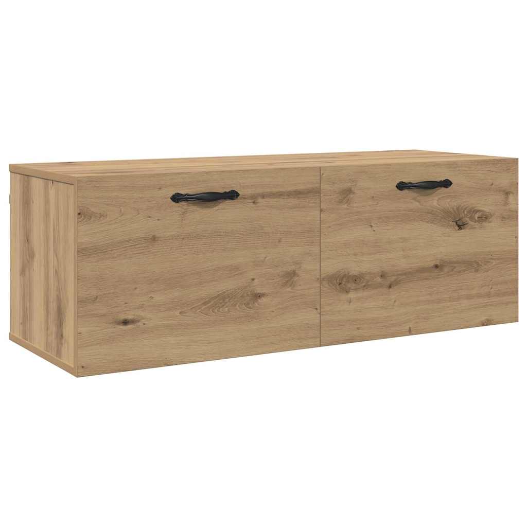 Armoire Murale Montage mural Chêne artisanal 100 x 36,5 x 35 cm - XIOS