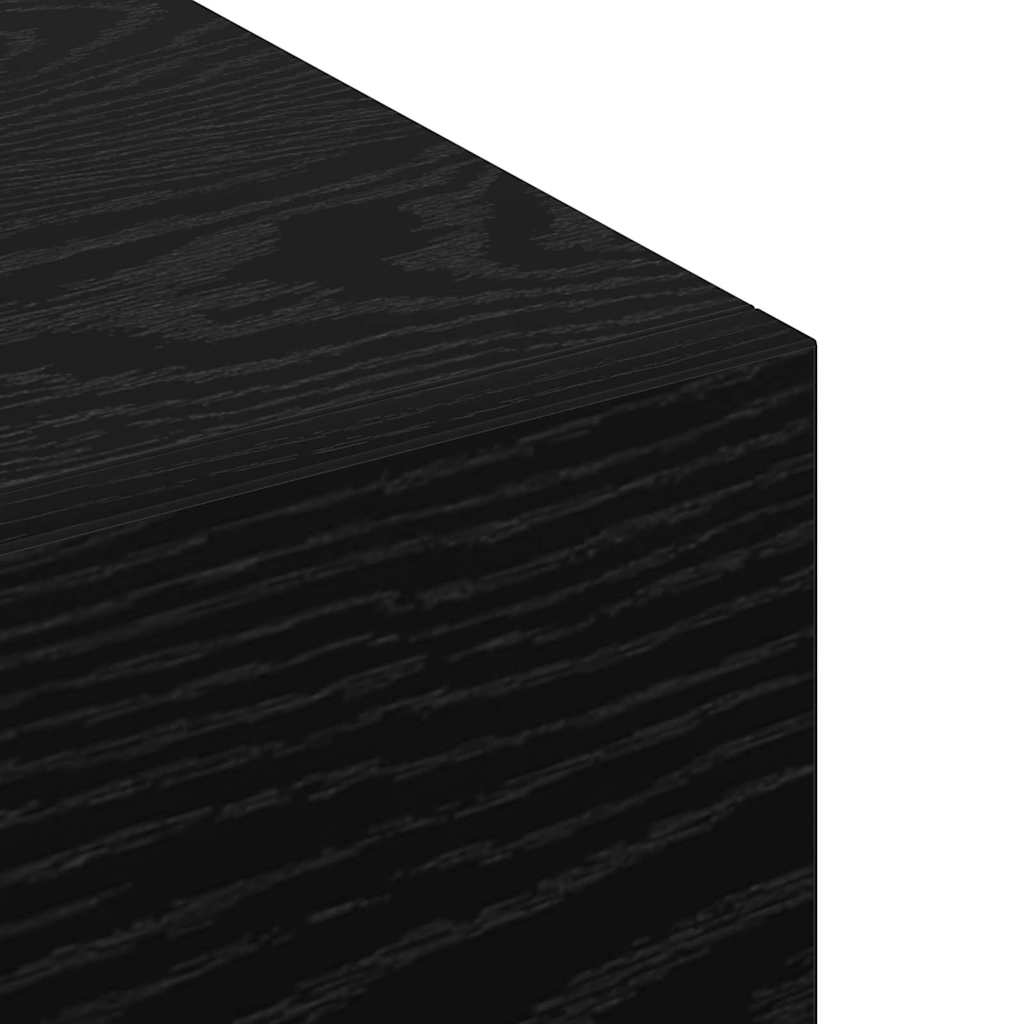 Armoire Murale 100 x 36,5 x 35 cm Bois d'ingénierie Chêne noir - XIOS