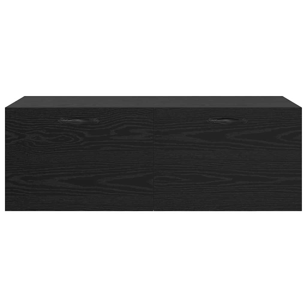 Armoire Murale 100 x 36,5 x 35 cm Bois d'ingénierie Chêne noir - XIOS