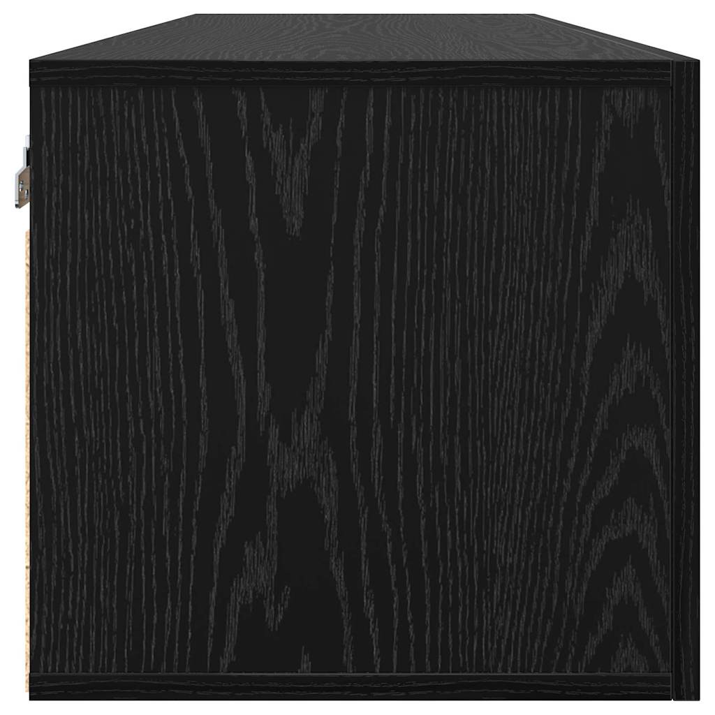 Armoire Murale 100 x 36,5 x 35 cm Bois d'ingénierie Chêne noir - XIOS