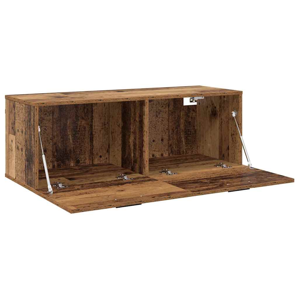 Armoire Murale 100 x 36,5 x 35 cm Bois d'ingénierie Bois ancien - XIOS