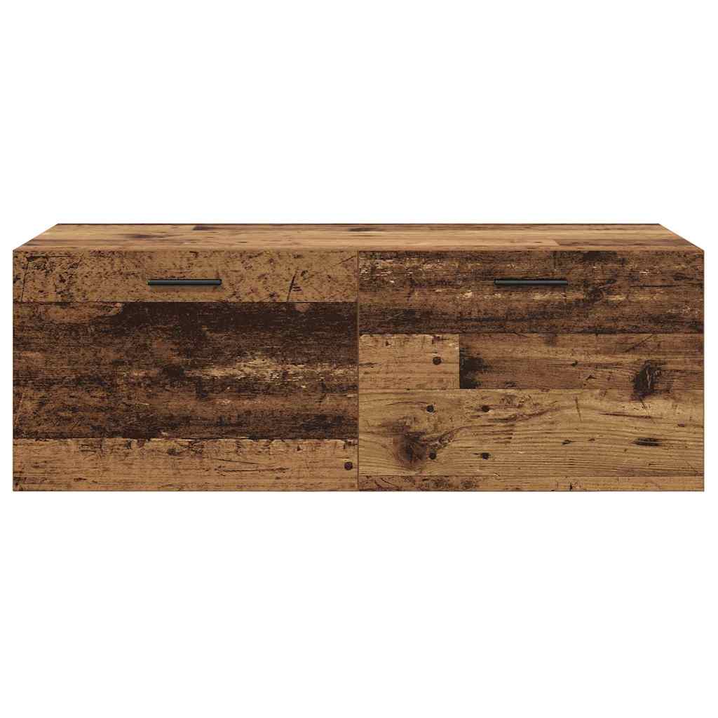 Armoire Murale 100 x 36,5 x 35 cm Bois d'ingénierie Bois ancien - XIOS