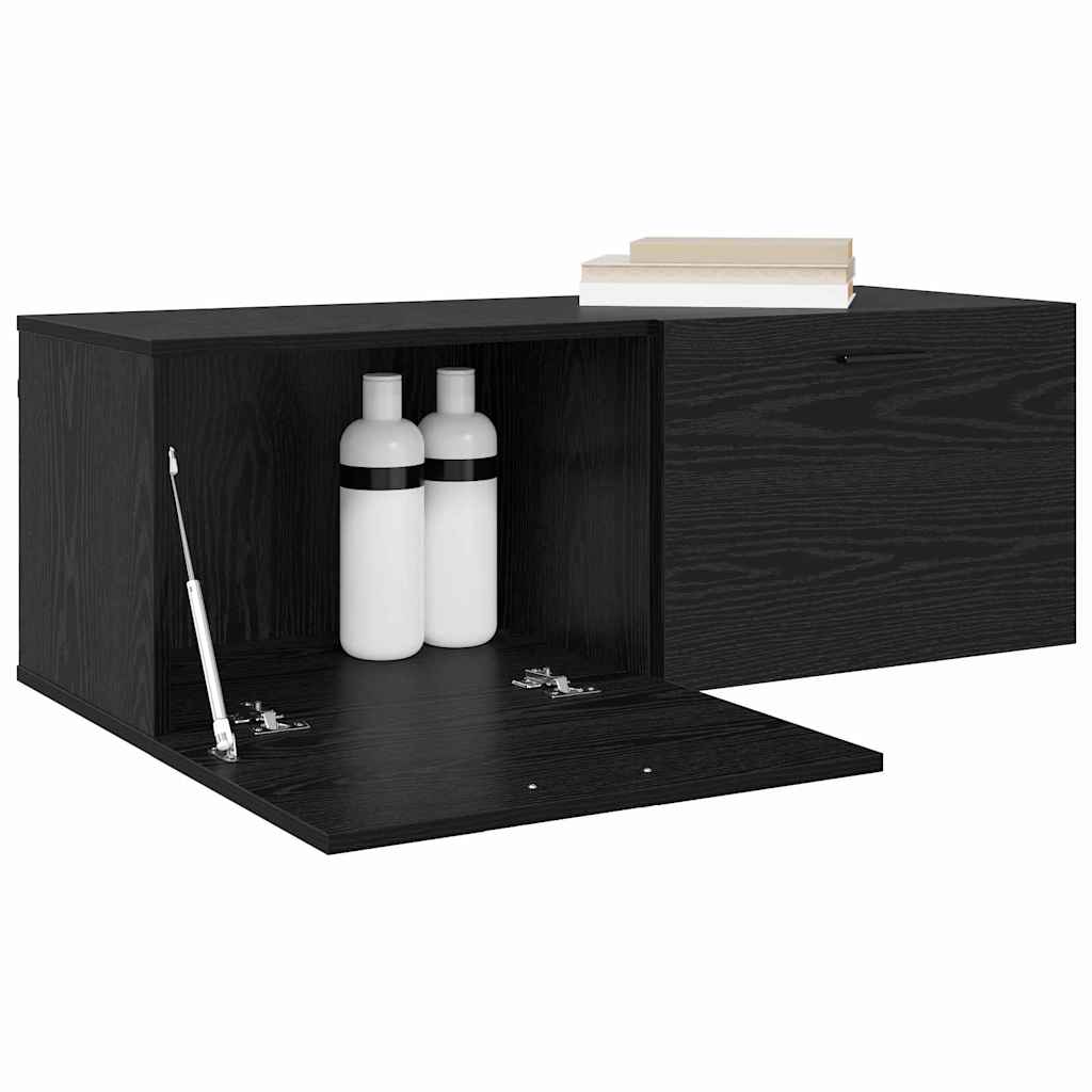 Armoire Murale 100 x 36,5 x 35 cm Bois d'ingénierie Chêne noir - XIOS