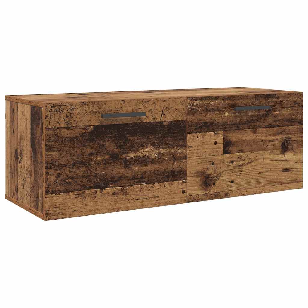 Meuble mural 100 x 36.5 x 35 cm Bois d'ingénierie Bois ancien - XIOS