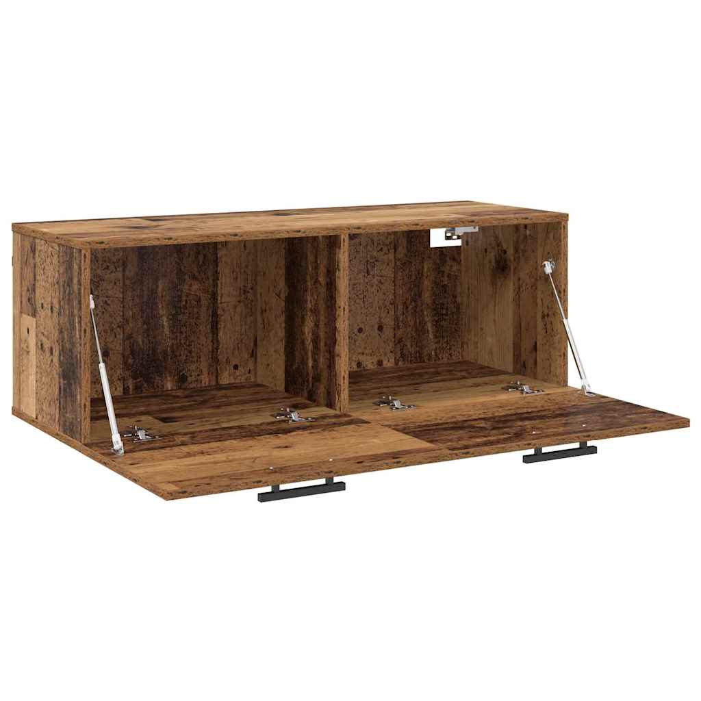 Meuble mural 100 x 36.5 x 35 cm Bois d'ingénierie Bois ancien - XIOS