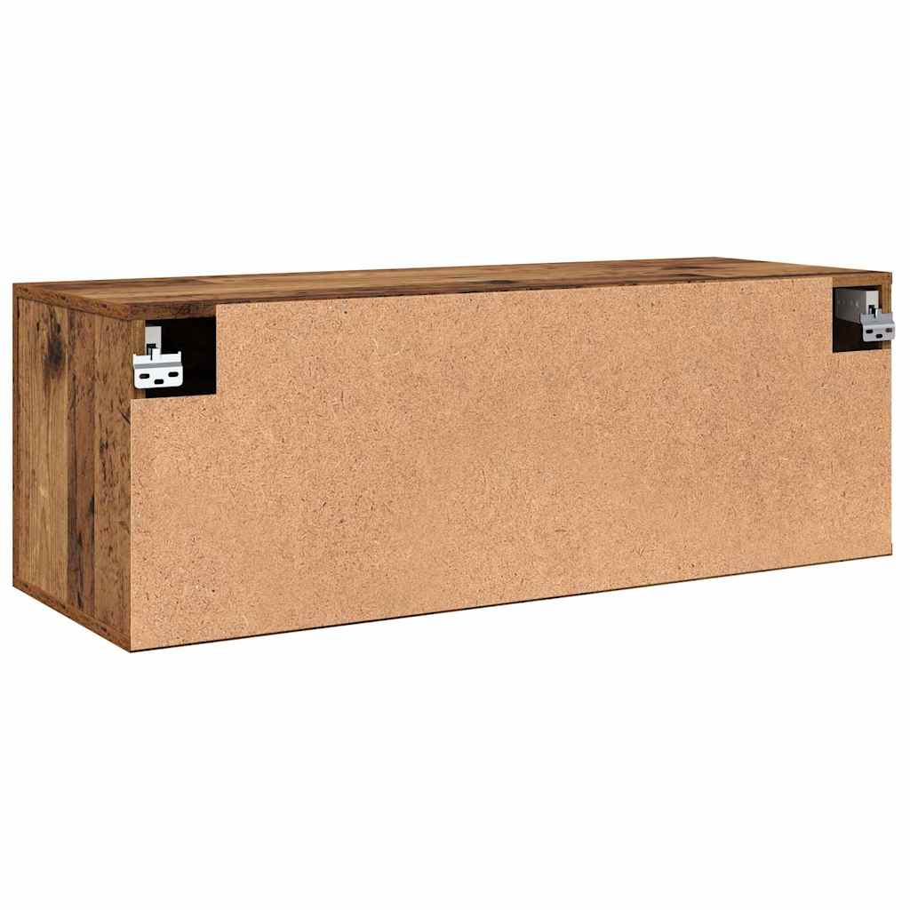 Meuble mural 100 x 36.5 x 35 cm Bois d'ingénierie Bois ancien - XIOS
