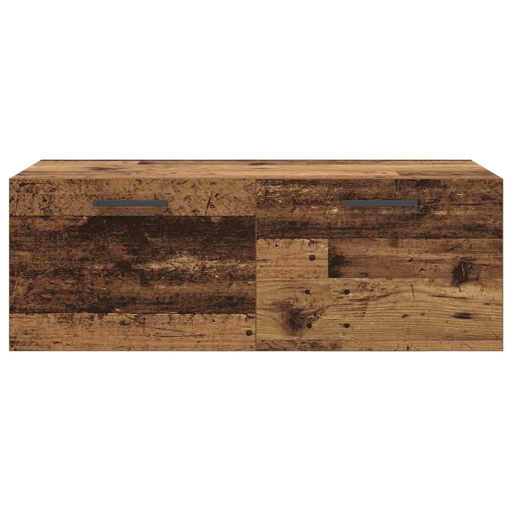 Meuble mural 100 x 36.5 x 35 cm Bois d'ingénierie Bois ancien - XIOS