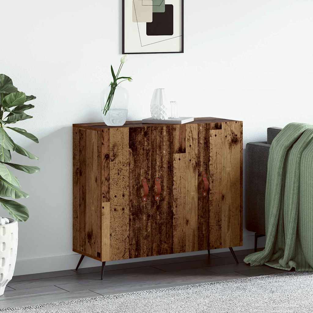 Buffet Marron 90 x 34 x 80 cm Bois d'ingénierie - XIOS