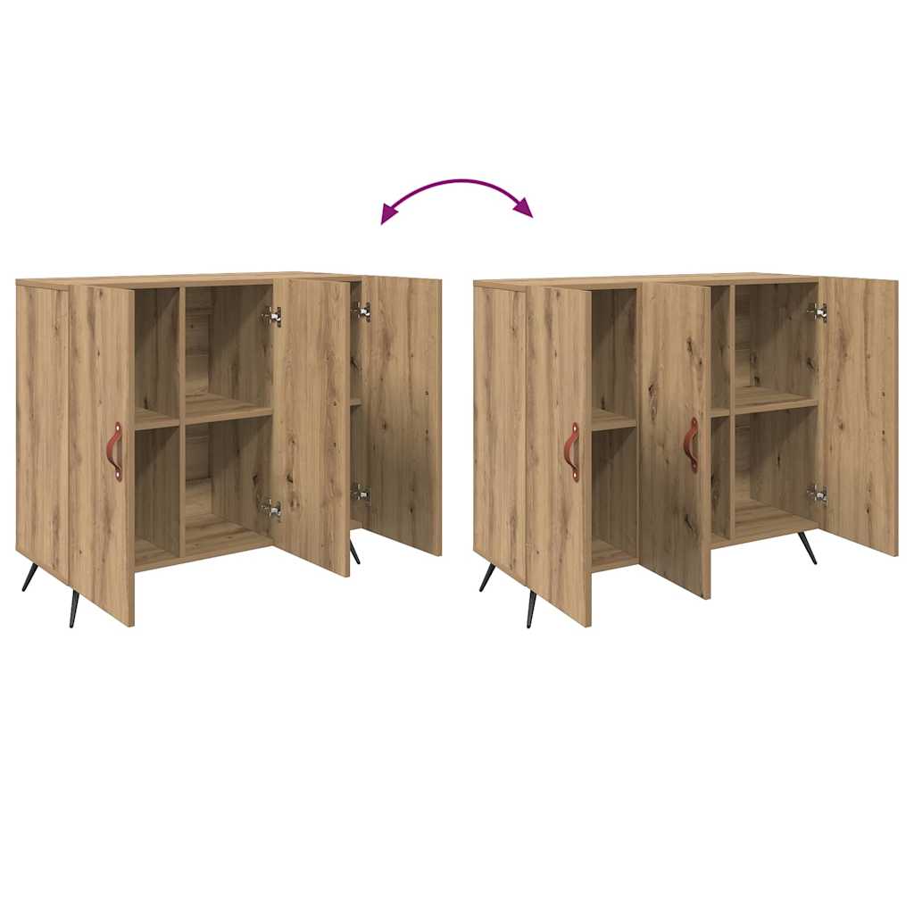 Buffet Chêne artisanal 89,5 x 34 x 80 cm Bois d'ingénierie - XIOS
