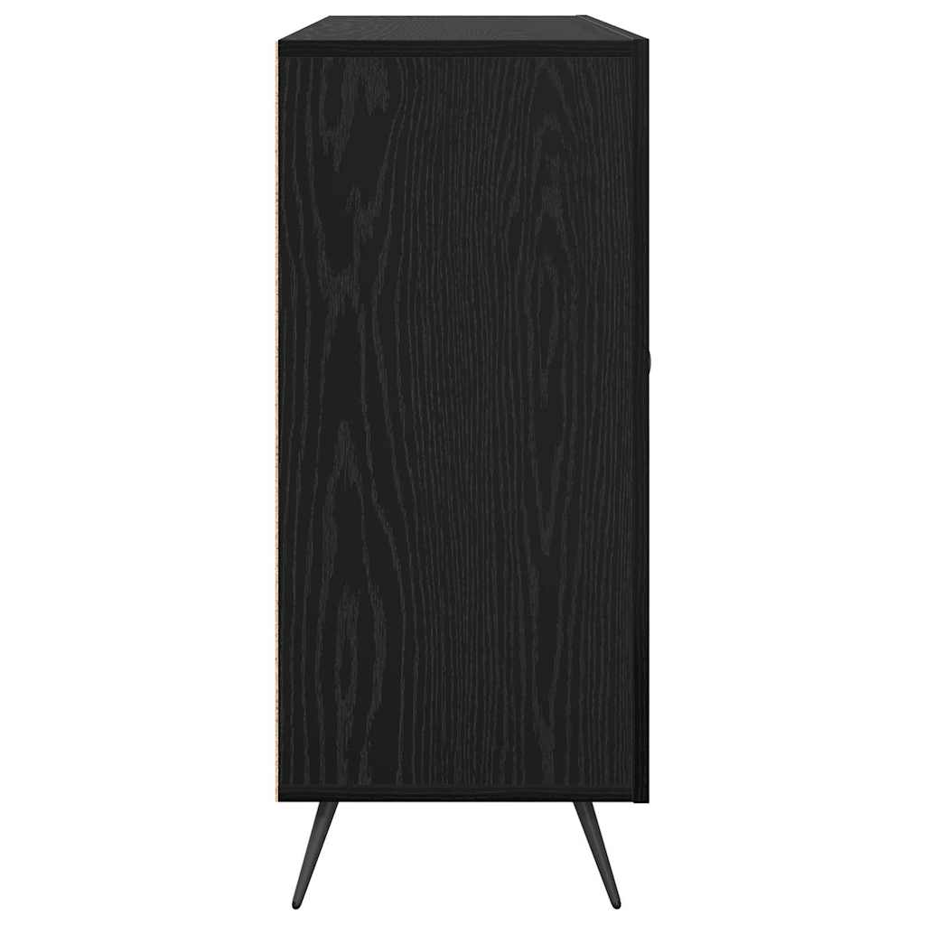 Buffet Chêne noir 89,5 x 34 x 80 cm Bois d'ingénierie - XIOS