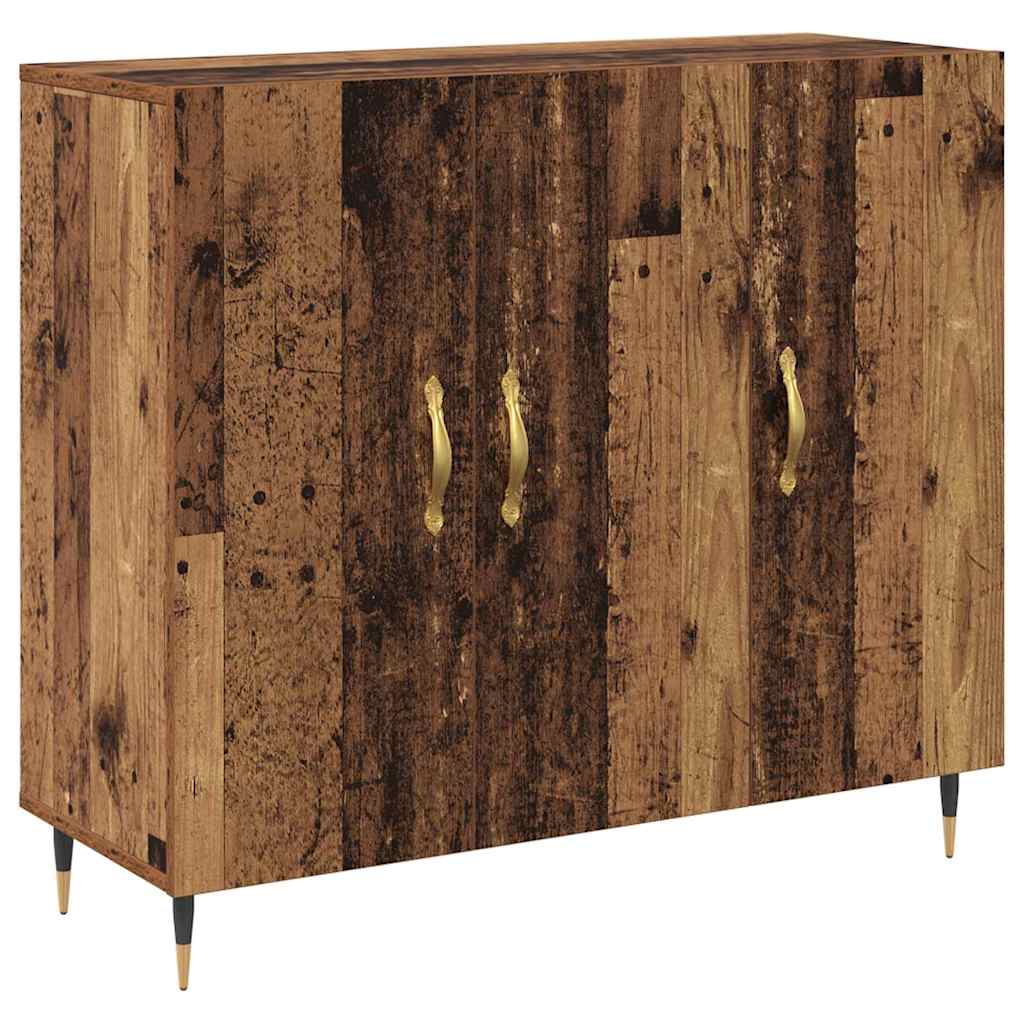 Buffet Marron 90 x 34 x 80 cm Bois d'ingénierie - XIOS