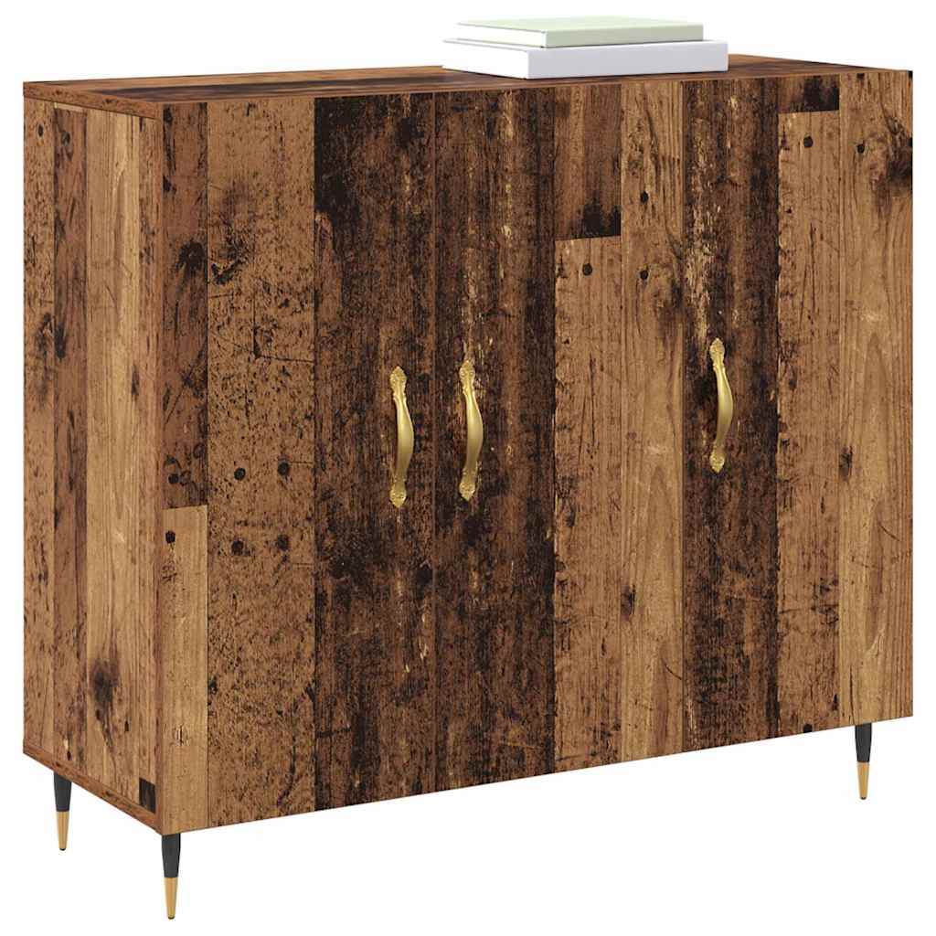 Buffet Marron 90 x 34 x 80 cm Bois d'ingénierie - XIOS