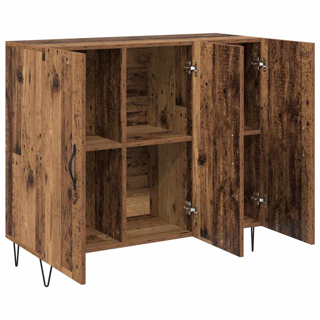 Buffet Bois ancien 90 x 34 x 80 cm Bois d'ingénierie - XIOS