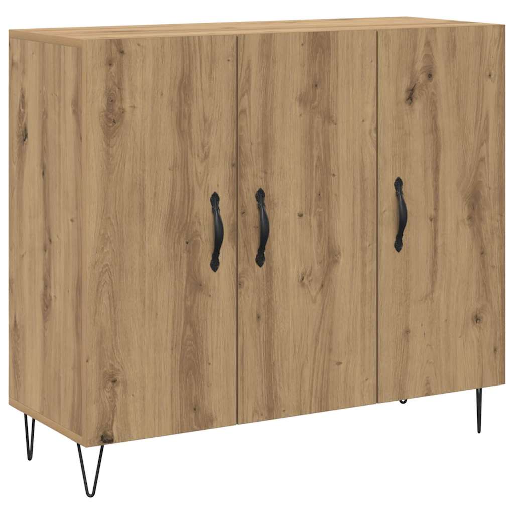 Buffet chêne artisanal 90 x 34 x 80 cm Bois d'ingénierie - XIOS