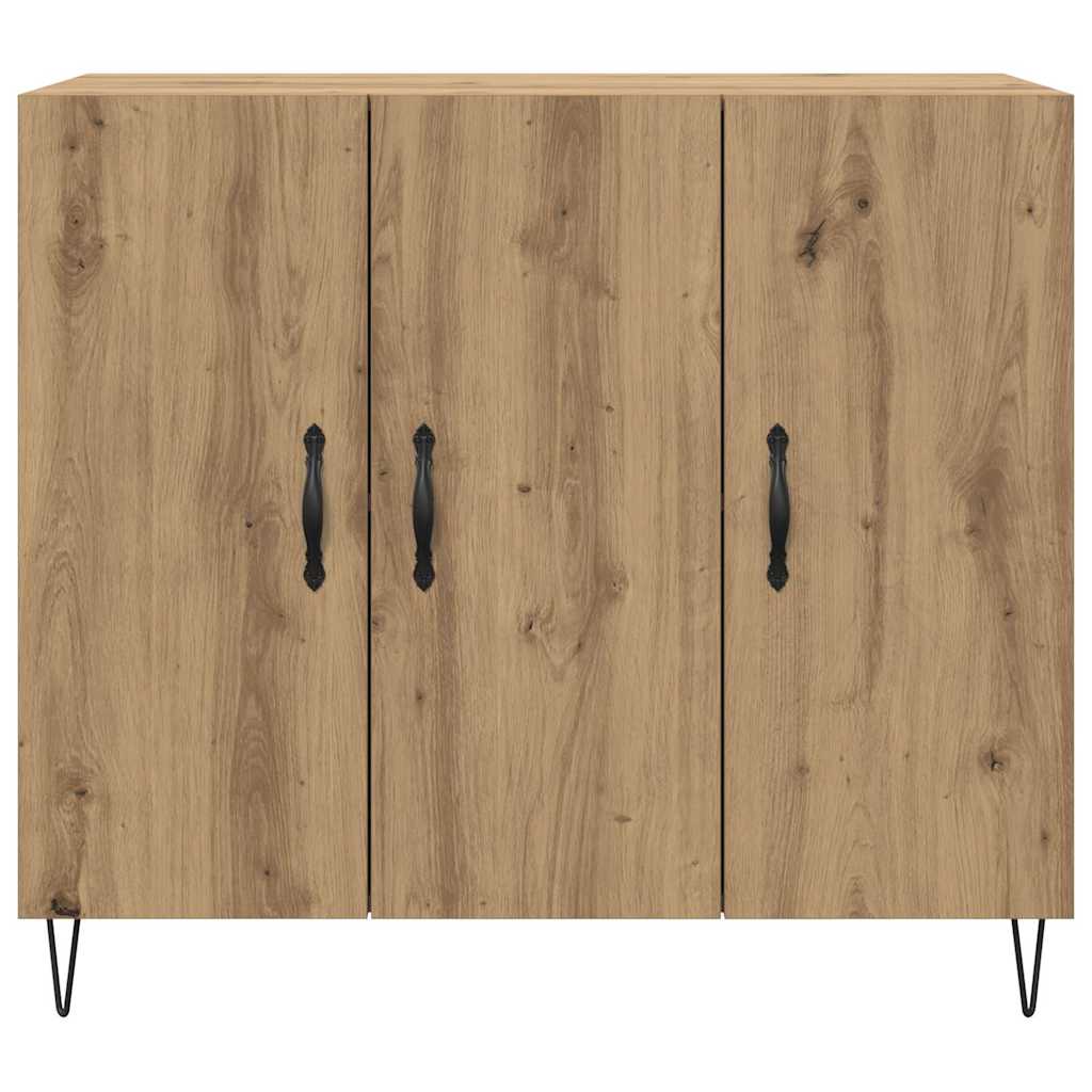 Buffet chêne artisanal 90 x 34 x 80 cm Bois d'ingénierie - XIOS
