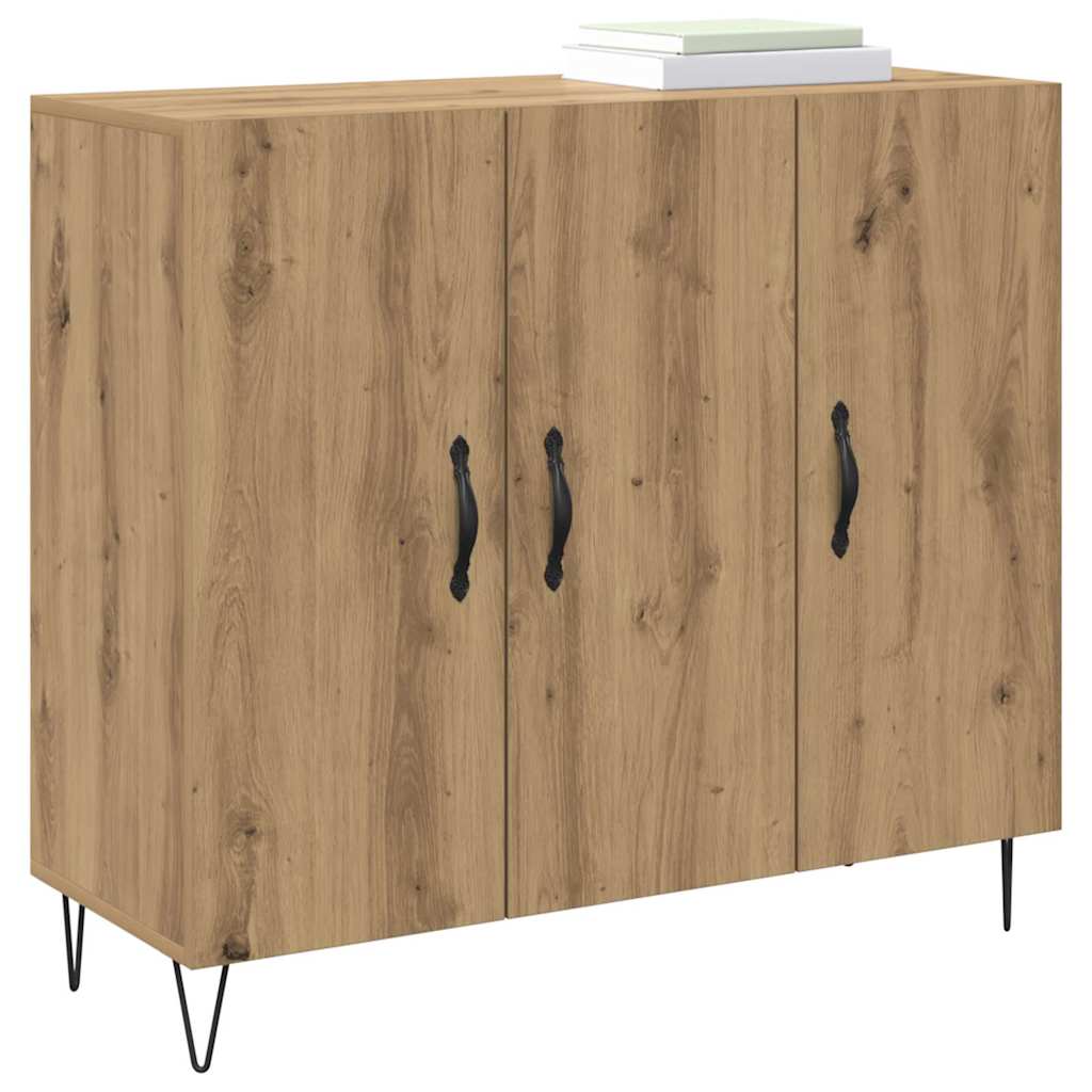 Buffet chêne artisanal 90 x 34 x 80 cm Bois d'ingénierie - XIOS