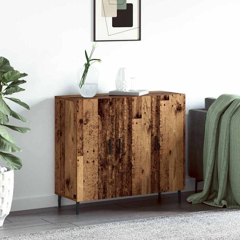Buffet Marron 90 x 34 x 80 cm Bois d'ingénierie - XIOS