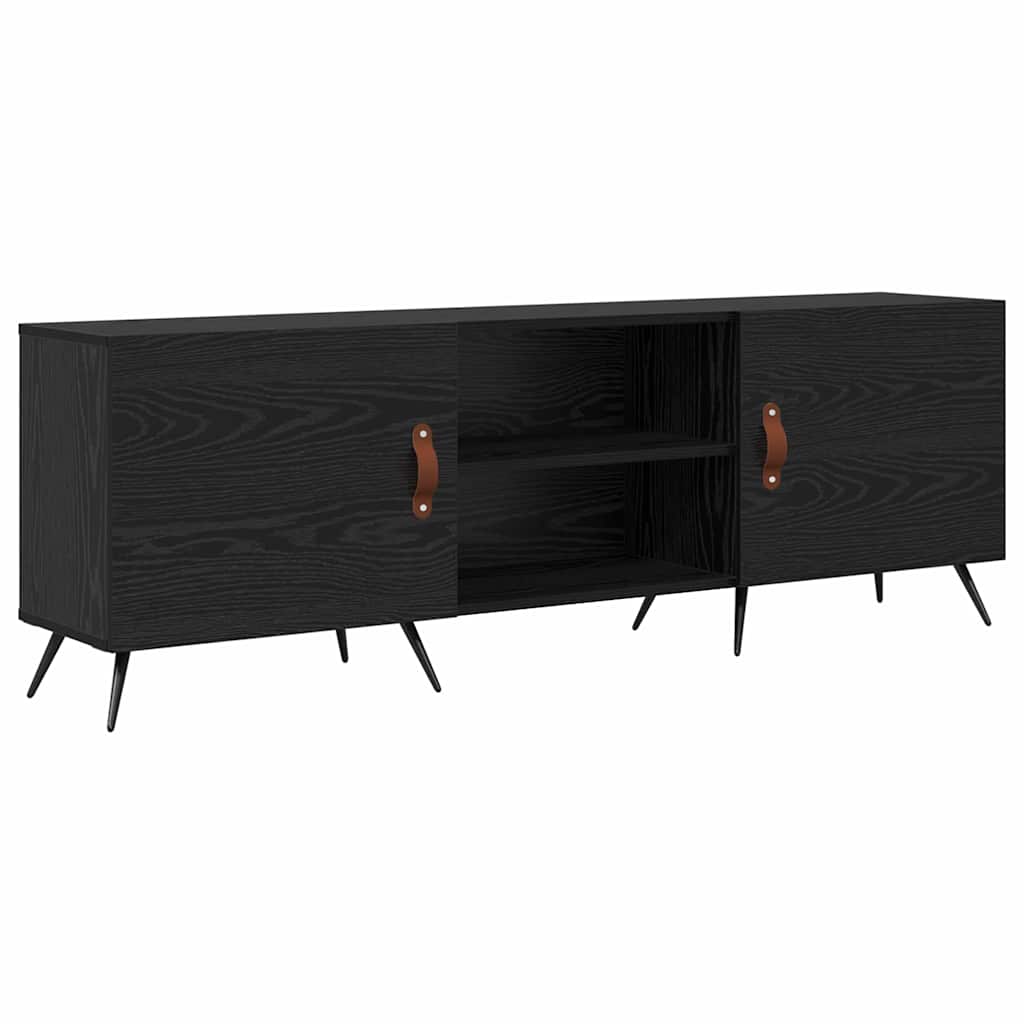 Meuble TV Chêne noir 150 x 30 x 50 cm Bois d'ingénierie - XIOS