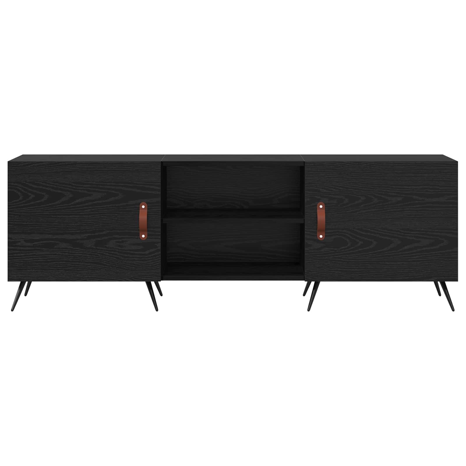 Meuble TV Chêne noir 150 x 30 x 50 cm Bois d'ingénierie - XIOS