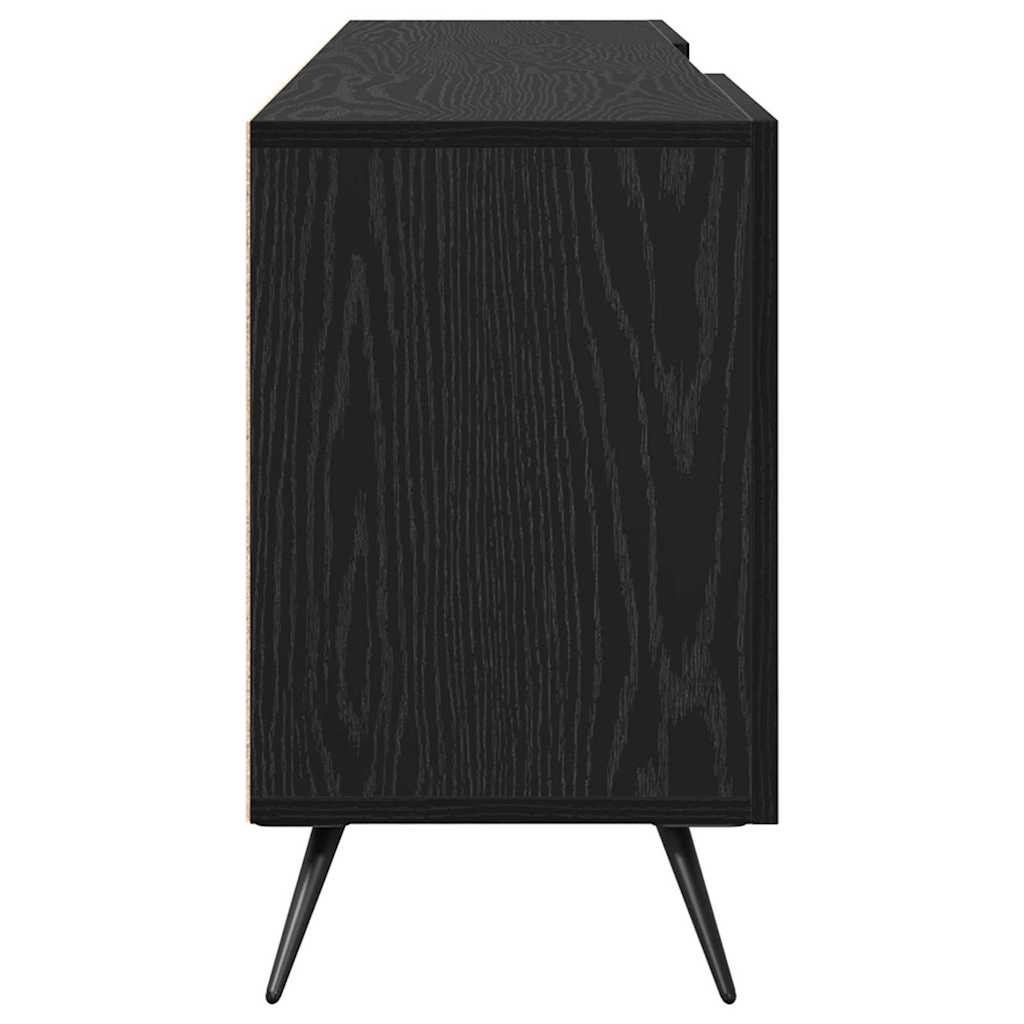 Meuble TV Chêne noir 150 x 30 x 50 cm Bois d'ingénierie - XIOS