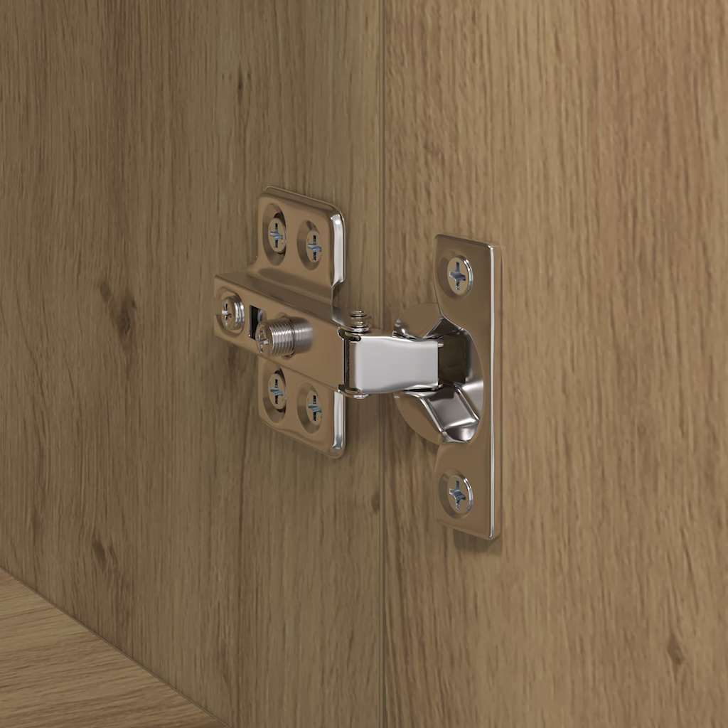 Meuble TV chêne artisanal 150 x 30 x 50 cm Bois d'ingénierie - XIOS