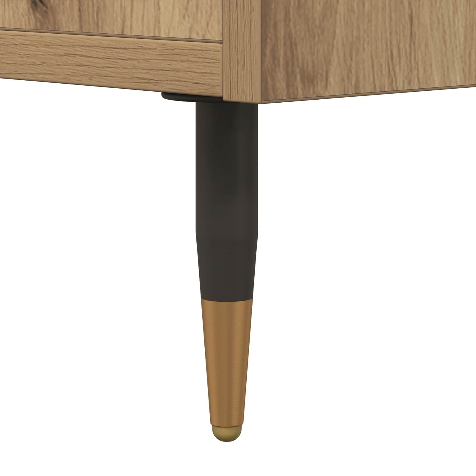 Meuble TV chêne artisanal 150 x 30 x 50 cm Bois d'ingénierie - XIOS