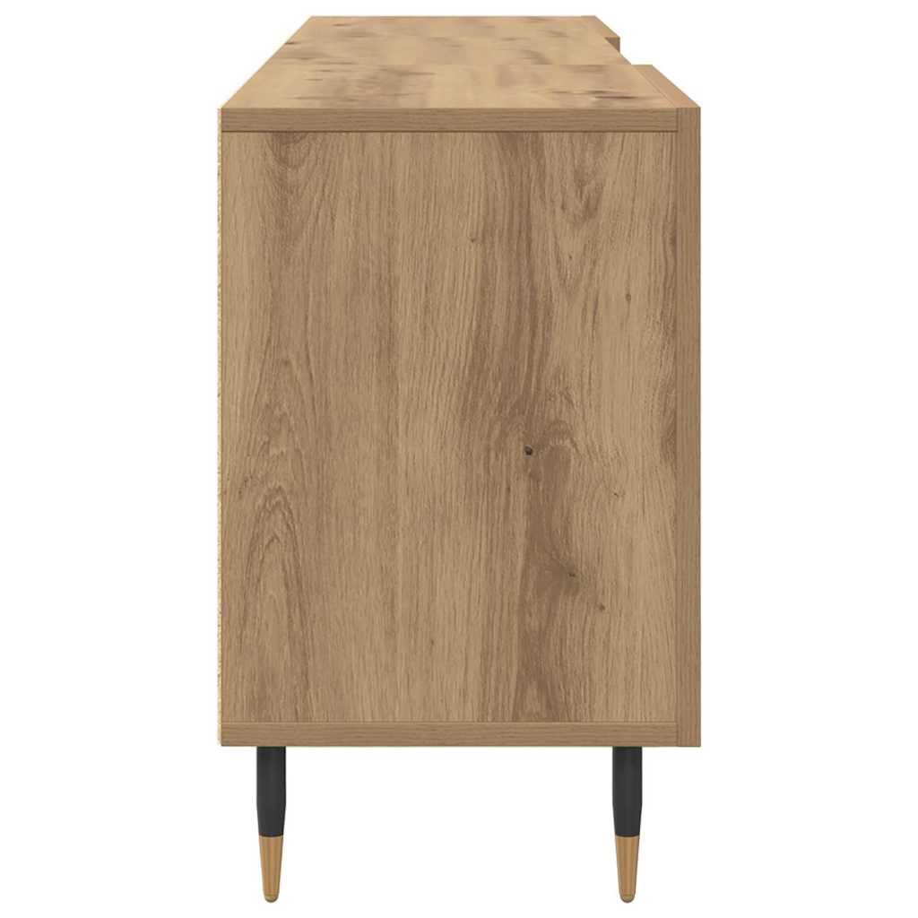 Meuble TV chêne artisanal 150 x 30 x 50 cm Bois d'ingénierie - XIOS