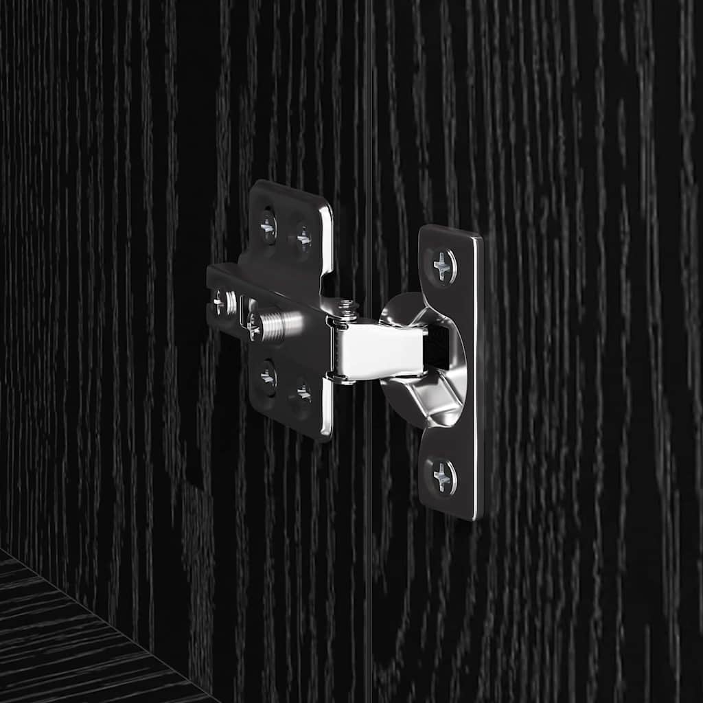 Meuble TV Chêne noir 150 x 30 x 50 cm Bois d'ingénierie - XIOS