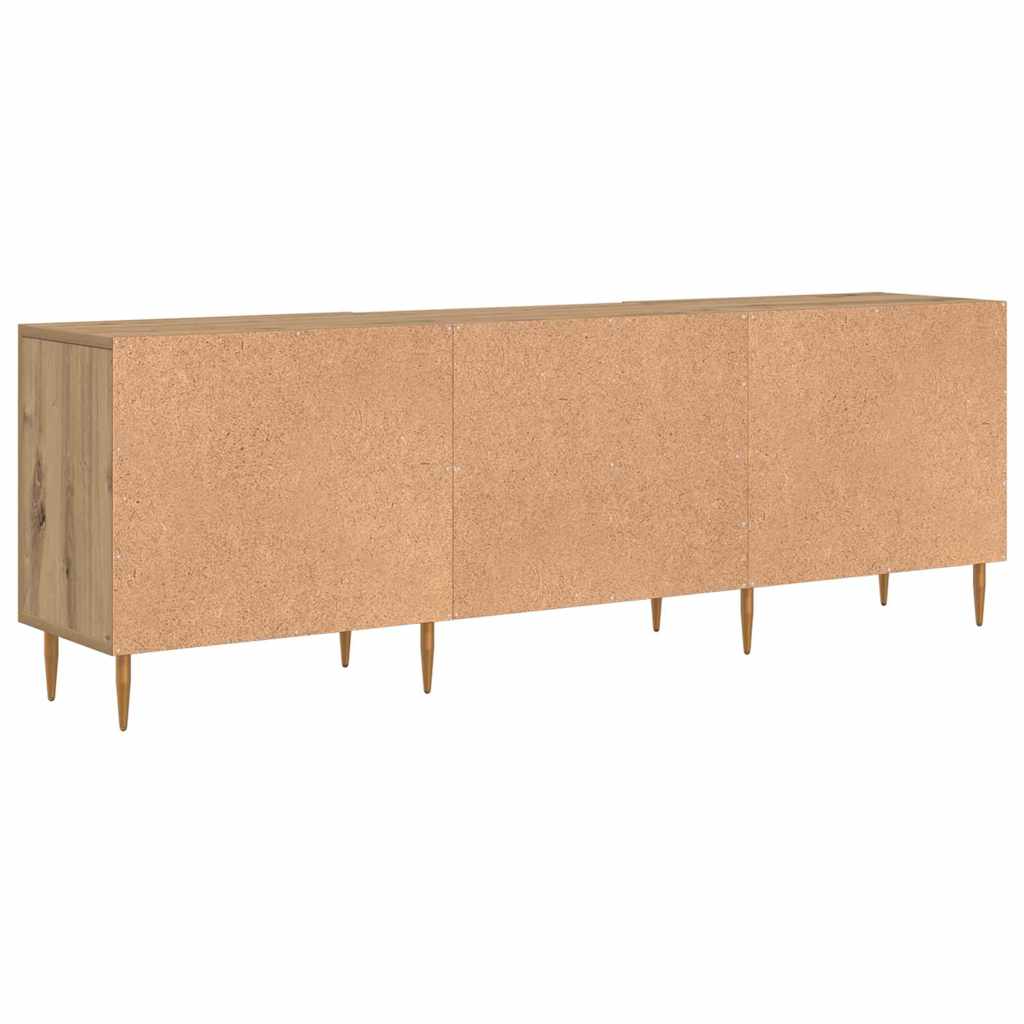 Meuble TV chêne artisanal 150 x 30 x 50 cm Bois d'ingénierie - XIOS