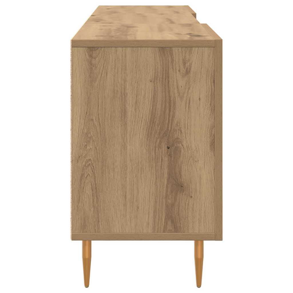 Meuble TV chêne artisanal 150 x 30 x 50 cm Bois d'ingénierie - XIOS