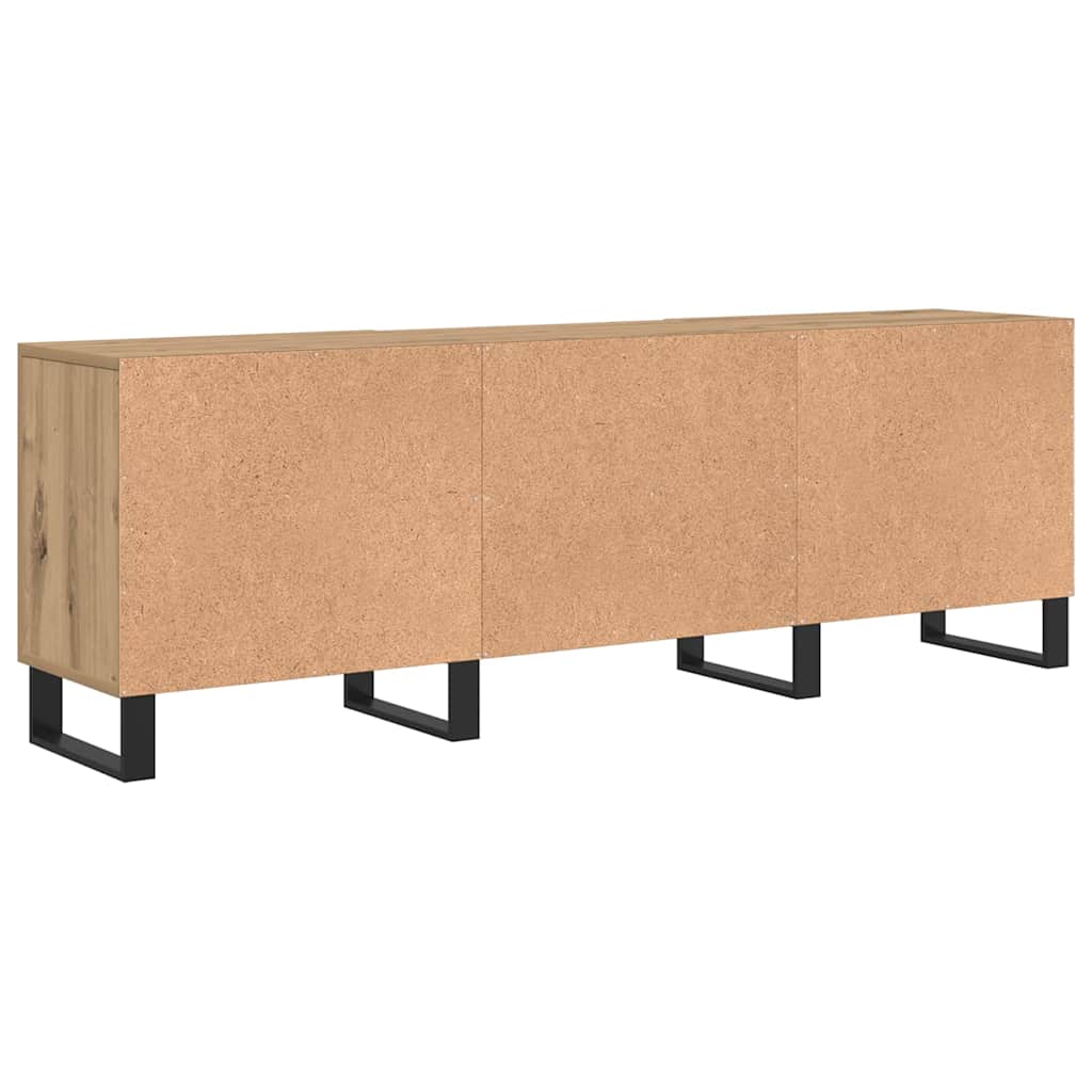 Meuble TV Chêne artisanal 150 x 30 x 50 cm Bois d'ingénierie - XIOS