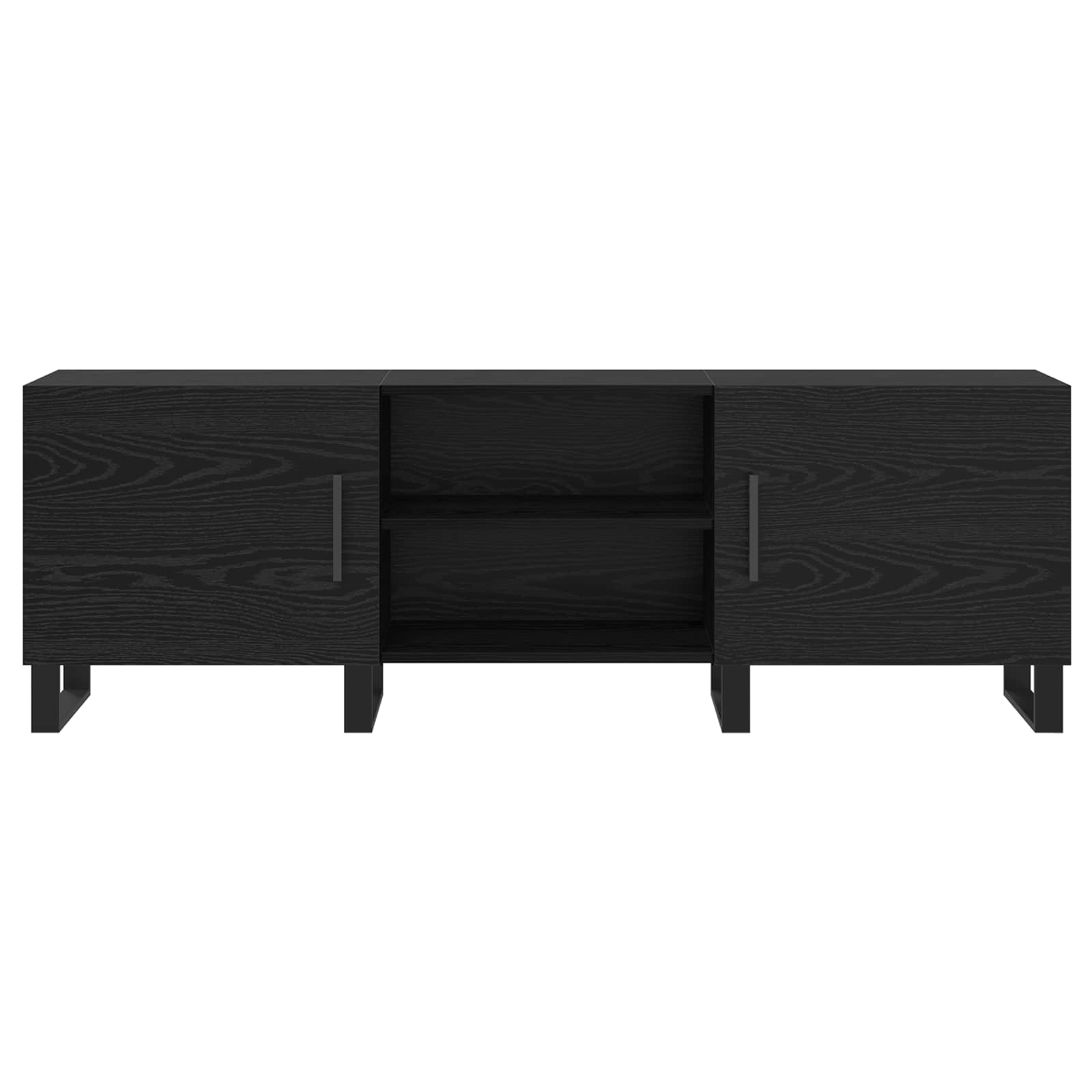 Meuble TV Chêne noir 150 x 30 x 50 cm Bois d'ingénierie - XIOS