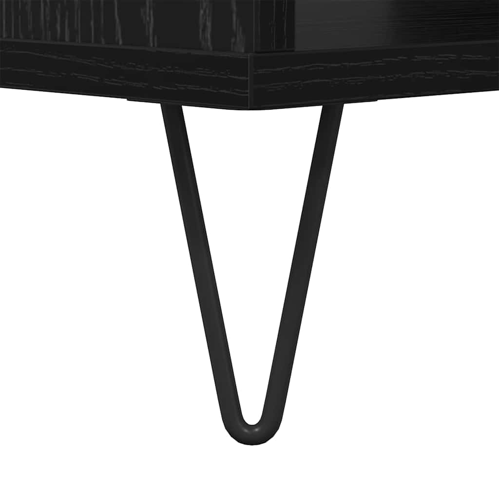 Table basse Chêne noir 60 x 50 x 40 cm Bois d'ingénierie - XIOS