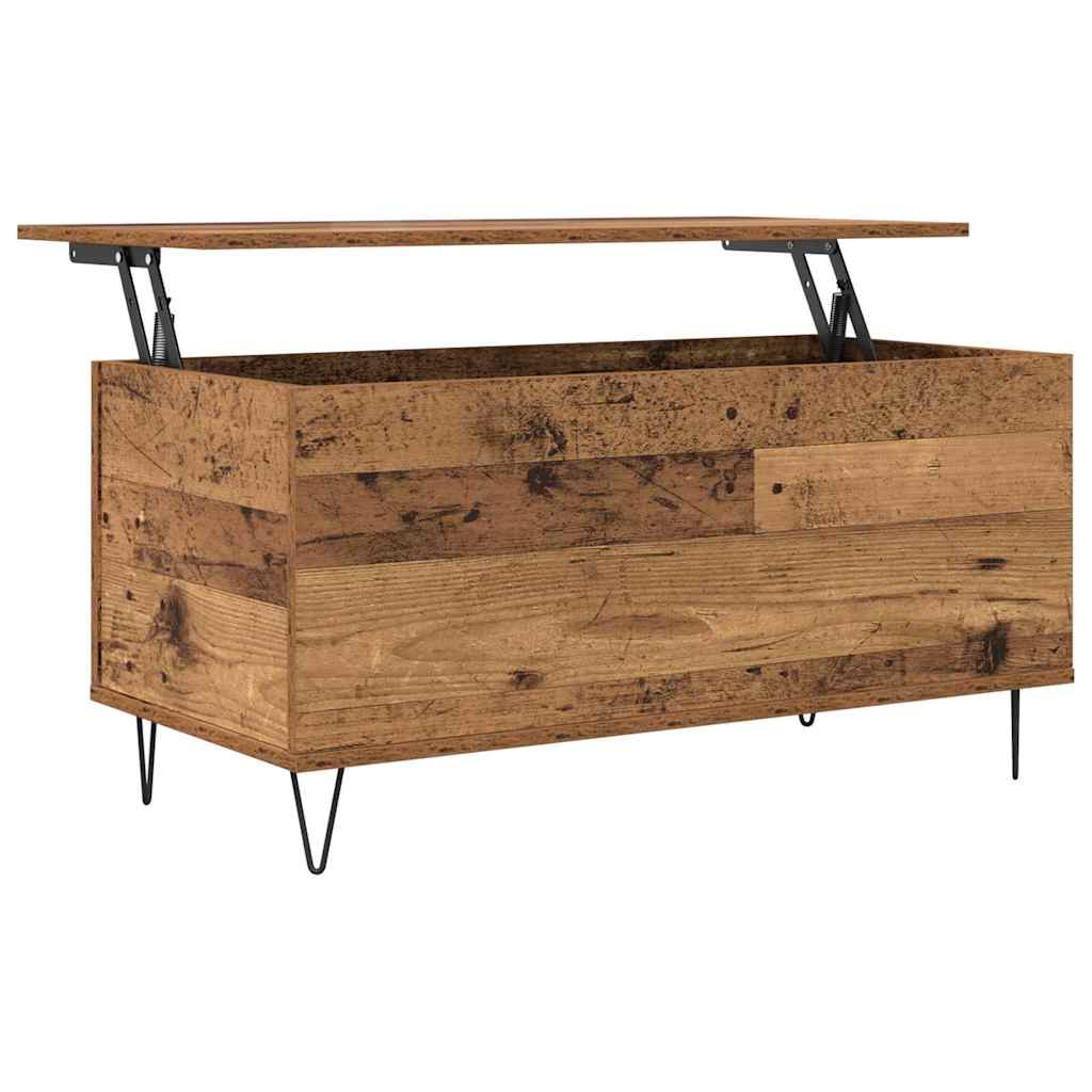 Table basse Bois ancien 90 x 44.5 x 45 cm Bois d'ingénierie - XIOS