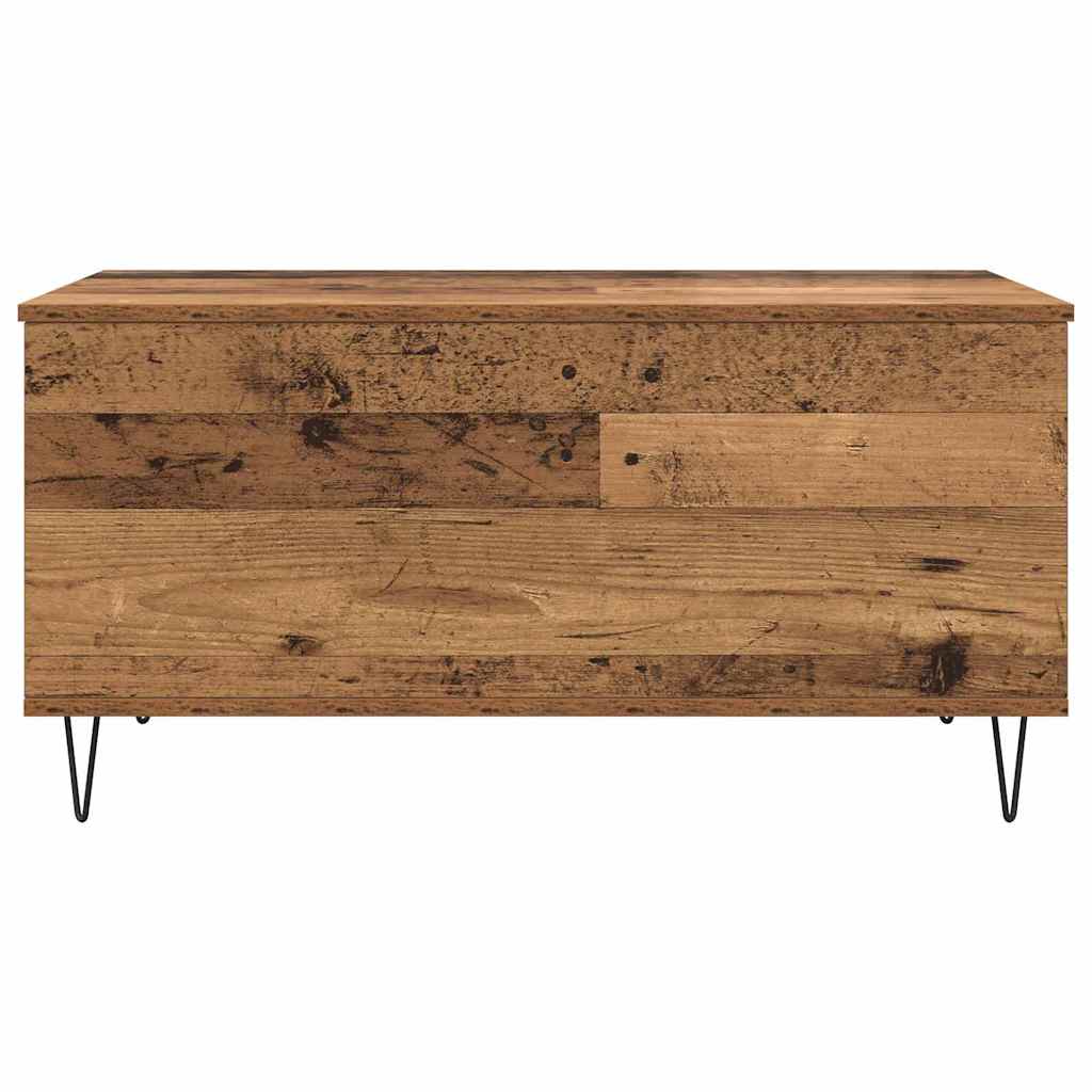 Table basse Bois ancien 90 x 44.5 x 45 cm Bois d'ingénierie - XIOS