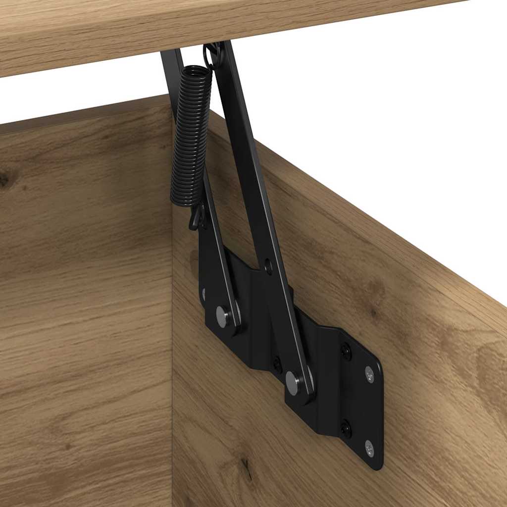 Table basse chêne artisanal 90 x 44.5 x 45 cm Bois d'ingénierie - XIOS