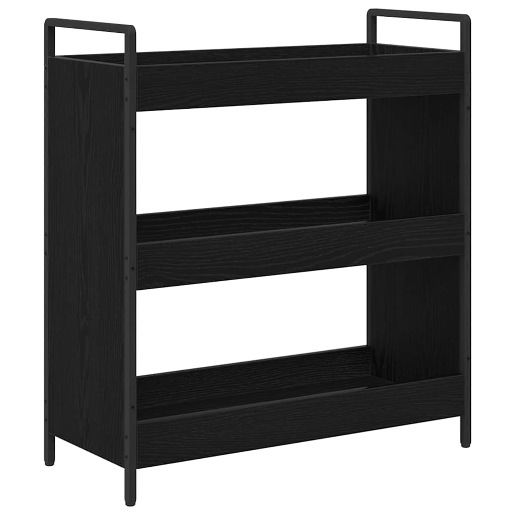 Chariot de cuisine Chêne noir 70 x 30 x 82 cm Bois d'ingénierie - XIOS