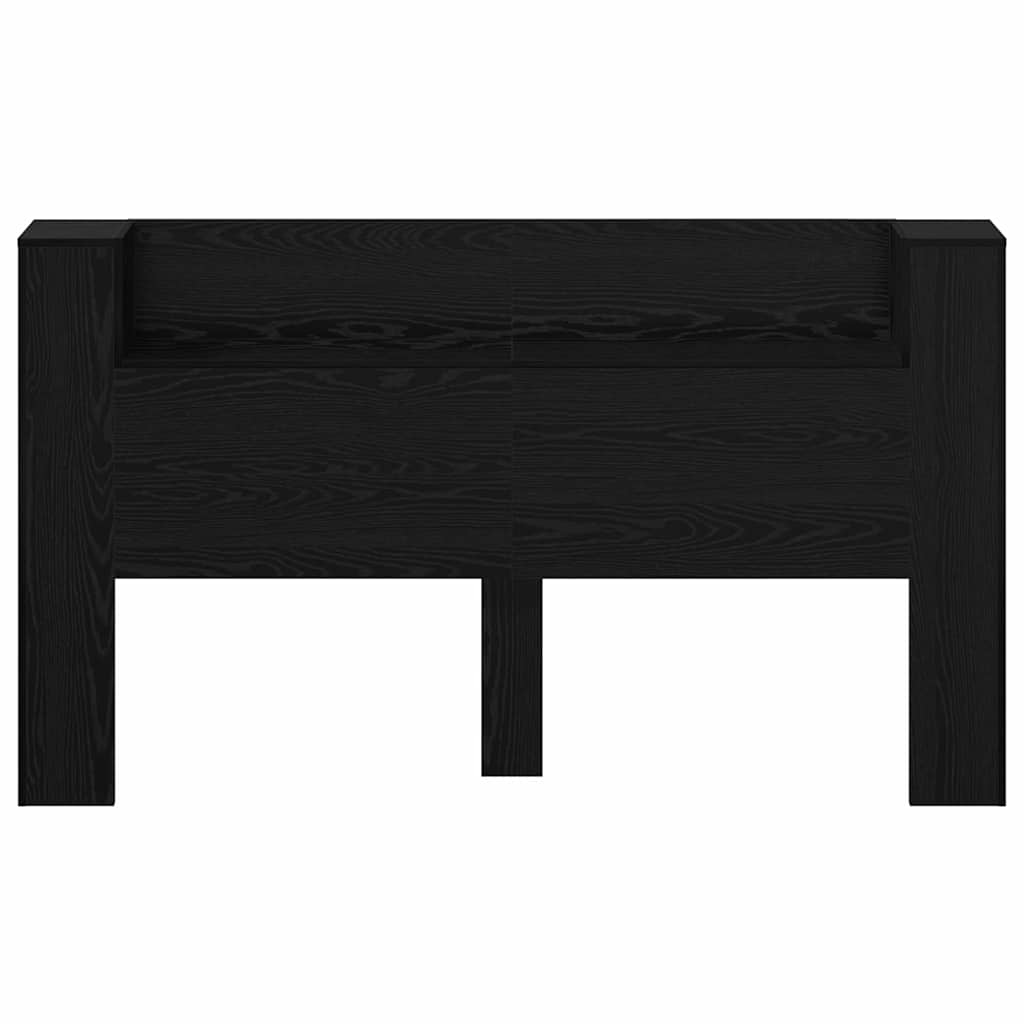 Cabinet de Tête de Lit Chêne noir 180 x 17 x 104,5 cm - XIOS