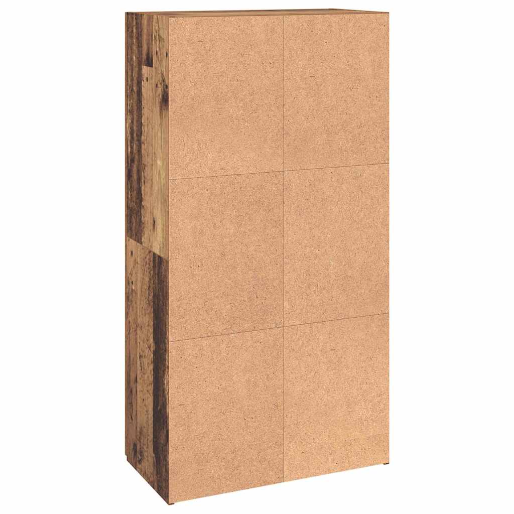 Cabinet de Bureau Chêne noir 60 x 32 x 115 cm Bois d'ingénierie - XIOS