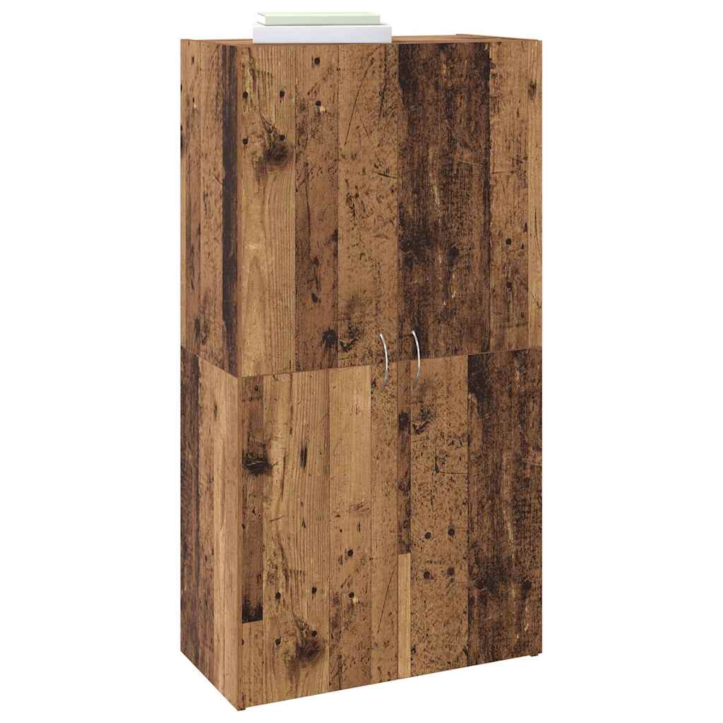 Cabinet de Bureau Chêne noir 60 x 32 x 115 cm Bois d'ingénierie - XIOS