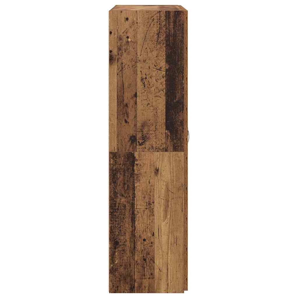 Cabinet de Bureau Chêne noir 60 x 32 x 115 cm Bois d'ingénierie - XIOS