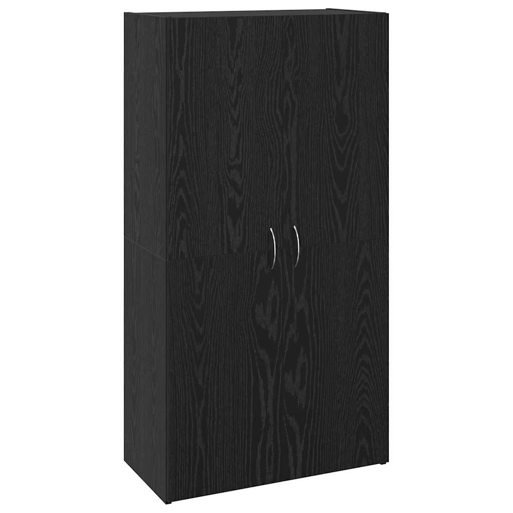Cabinet de Bureau Chêne noir 60 x 32 x 115 cm Bois d'ingénierie - XIOS