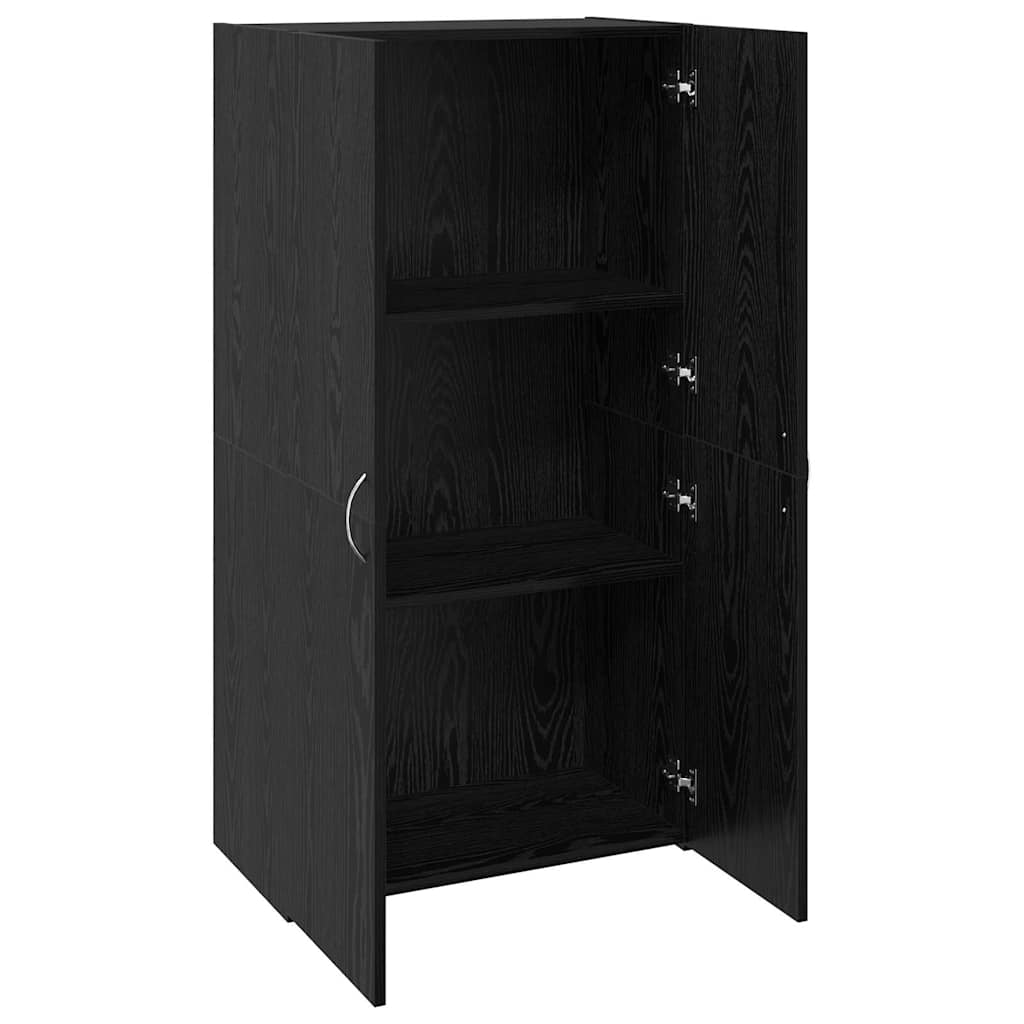 Cabinet de Bureau Chêne noir 60 x 32 x 115 cm Bois d'ingénierie - XIOS