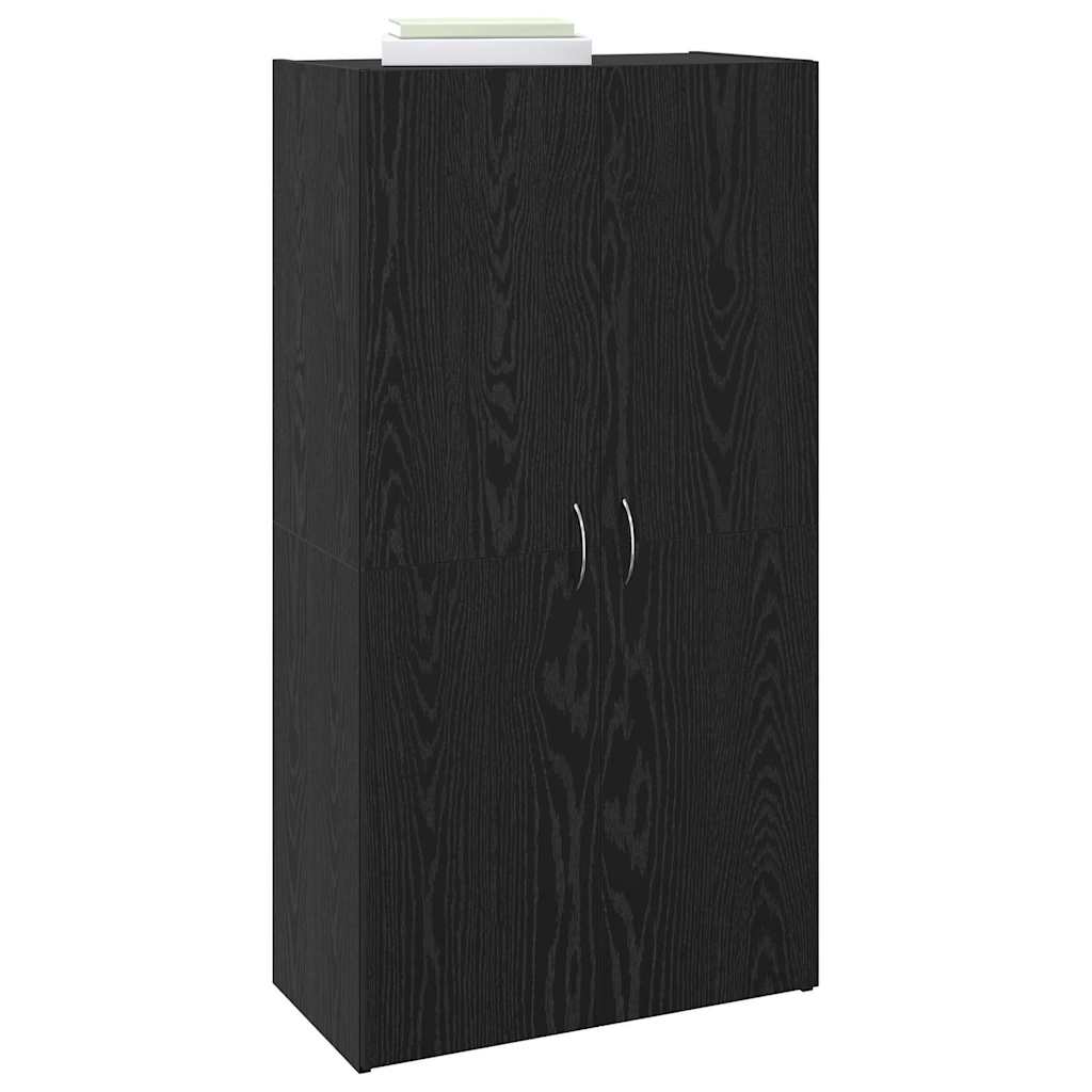 Cabinet de Bureau Chêne noir 60 x 32 x 115 cm Bois d'ingénierie - XIOS