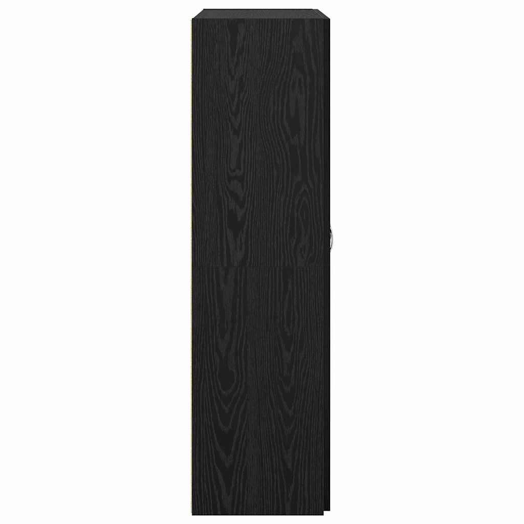 Cabinet de Bureau Chêne noir 60 x 32 x 115 cm Bois d'ingénierie - XIOS