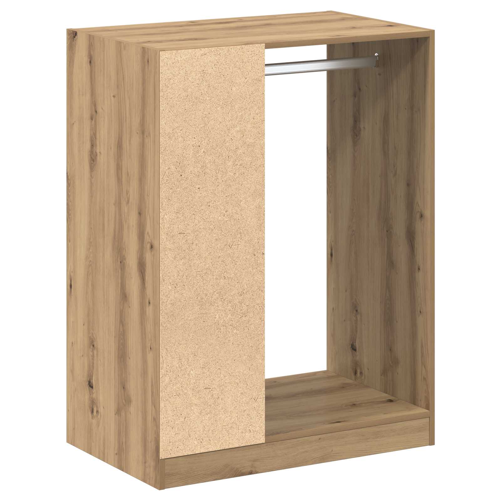 Armoire avec étagère Chêne artisanal 77 x 48 x 102 cm
